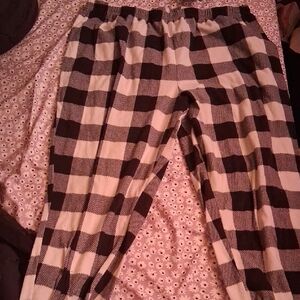 Black and White Plaid Pants